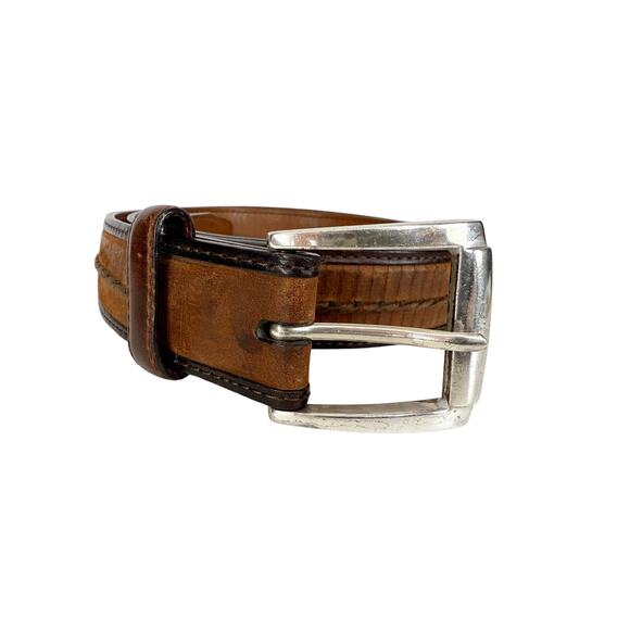 Brighton Other - Brighton Cutter & Buck Men's Brown Leather Belt Size 40